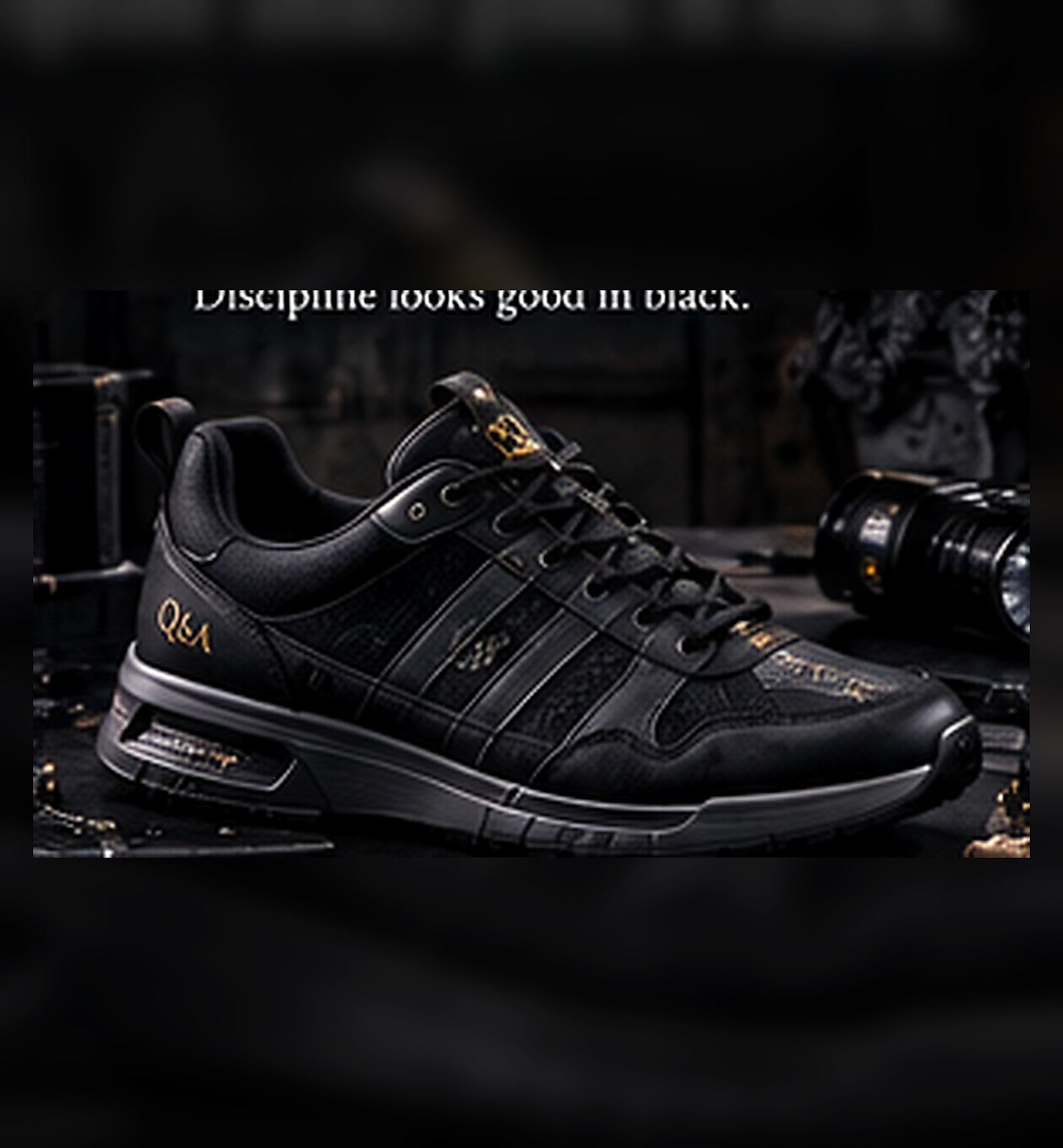 Night Ops black sneaker