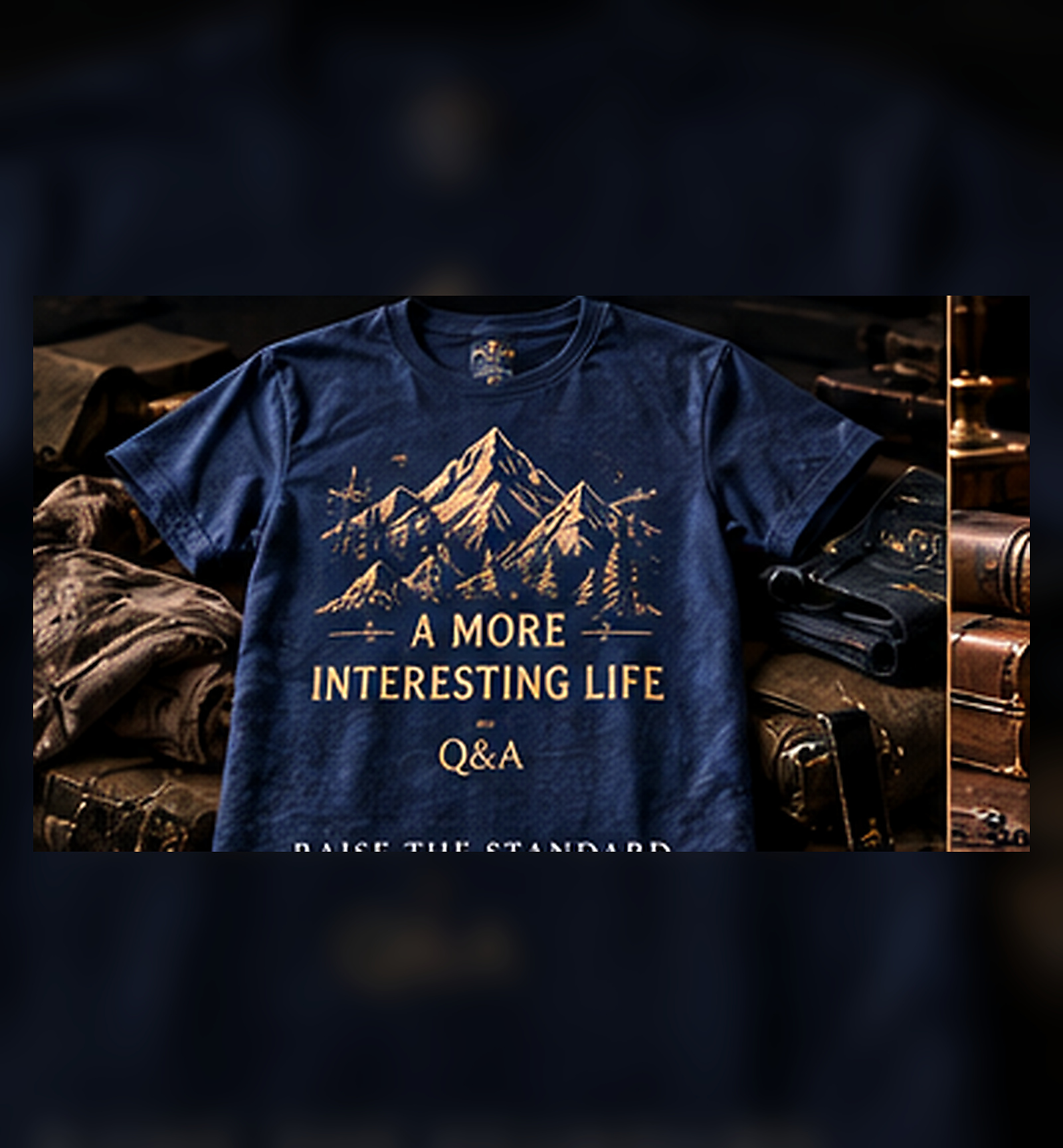 The Unreasonable Standard navy t-shirt