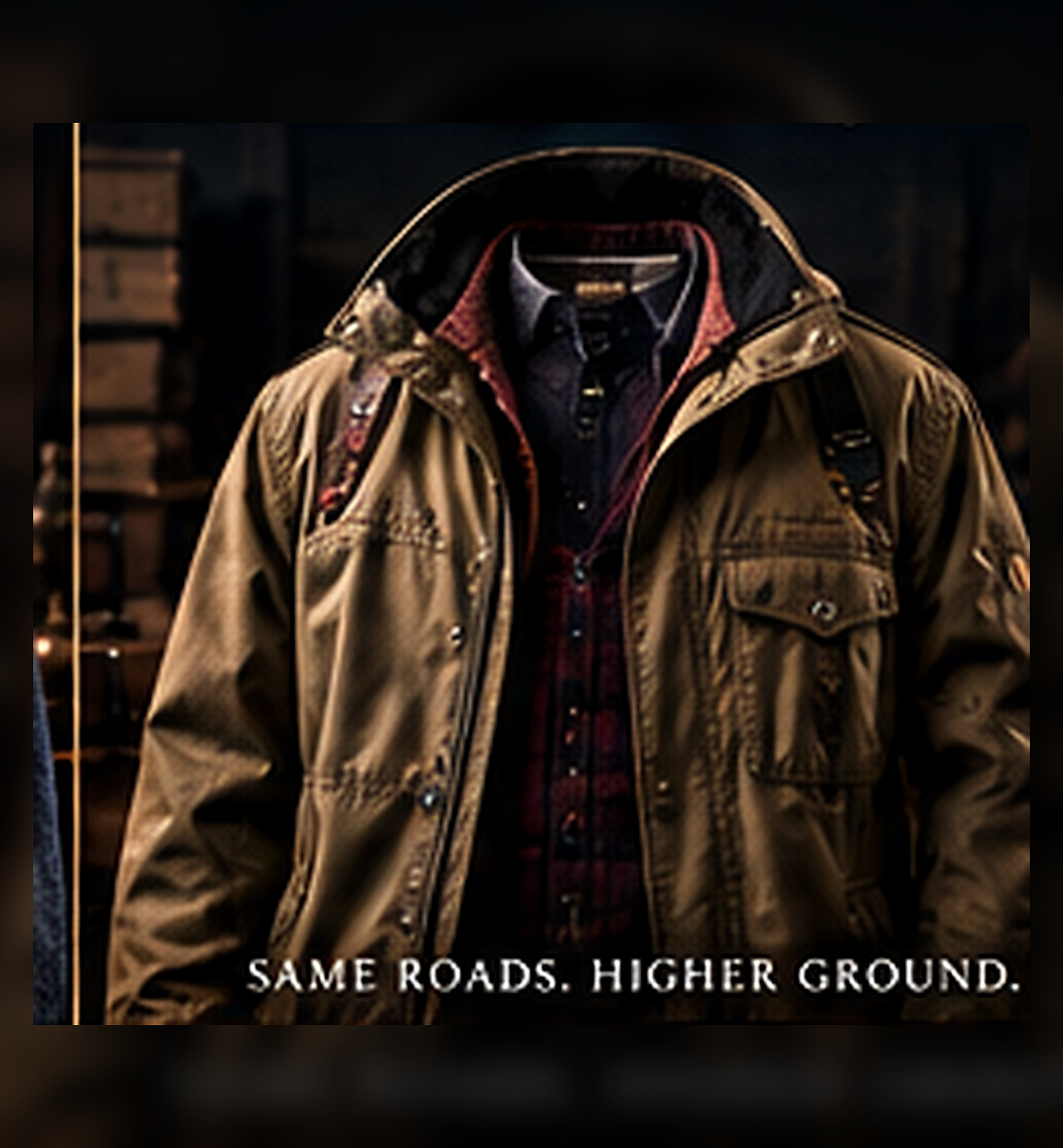 The Wayfarer olive field coat