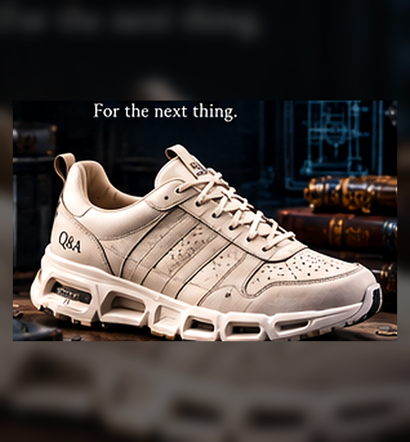 Zero Day white futuristic sneaker